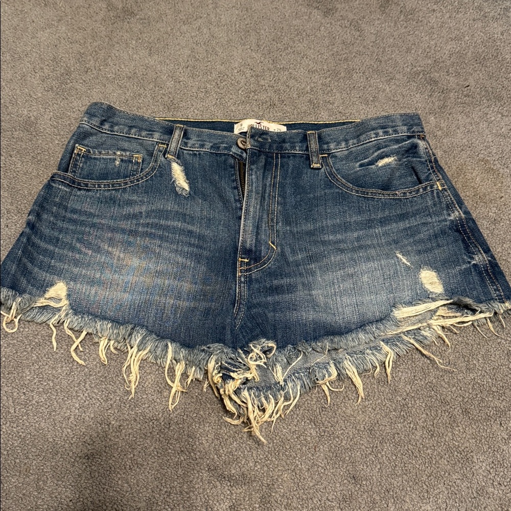 Hollister Blue Denim Shorts